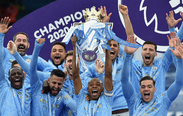 2020-21赛季曼城获得<a href=/zuqiuxg/yingchao/ target=_blank class=infotextkey>英超</a>冠军