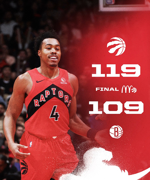 11月24日 NBA常规赛 篮网vs猛龙 全场录像及集锦