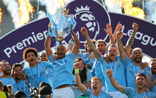 2018-19赛季曼城获得<a href=/zuqiuxg/yingchao/ target=_blank class=infotextkey>英超</a>冠军