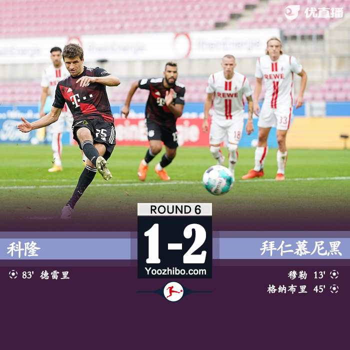 <a href=/zuqiuxg/bayern/ target=_blank class=infotextkey>拜仁</a>慕尼黑2-1科隆