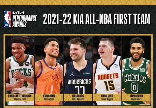 21-22赛季NBA最佳阵容盘点:星光璀璨,引领胜利之路