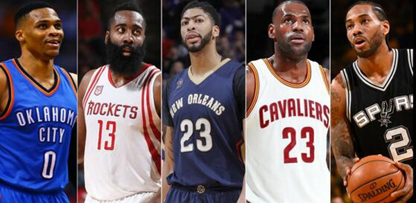 2016-17赛季NBA最佳阵容:巨星闪耀,传奇定格
