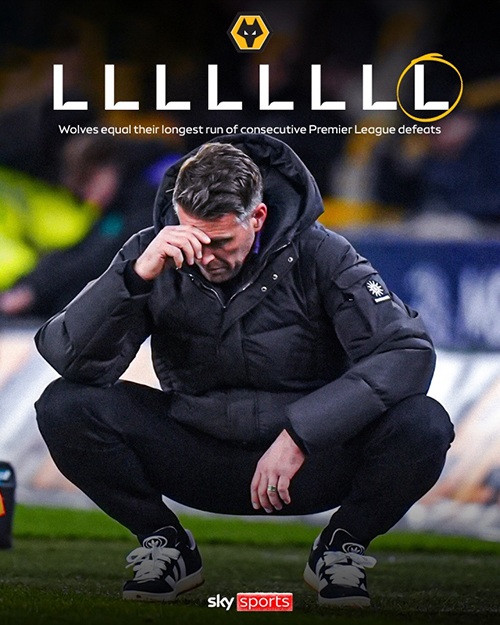 狼队“死亡赛程”来了：17轮仅2分垫底，下周两碰<a href=/zuqiuxg/manlian/ target=_blank class=infotextkey>曼联</a>+再踢枪手<a href=/zuqiuxg/liverpool/ target=_blank class=infotextkey>利物浦</a>